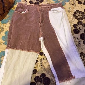 A Multi colored pants